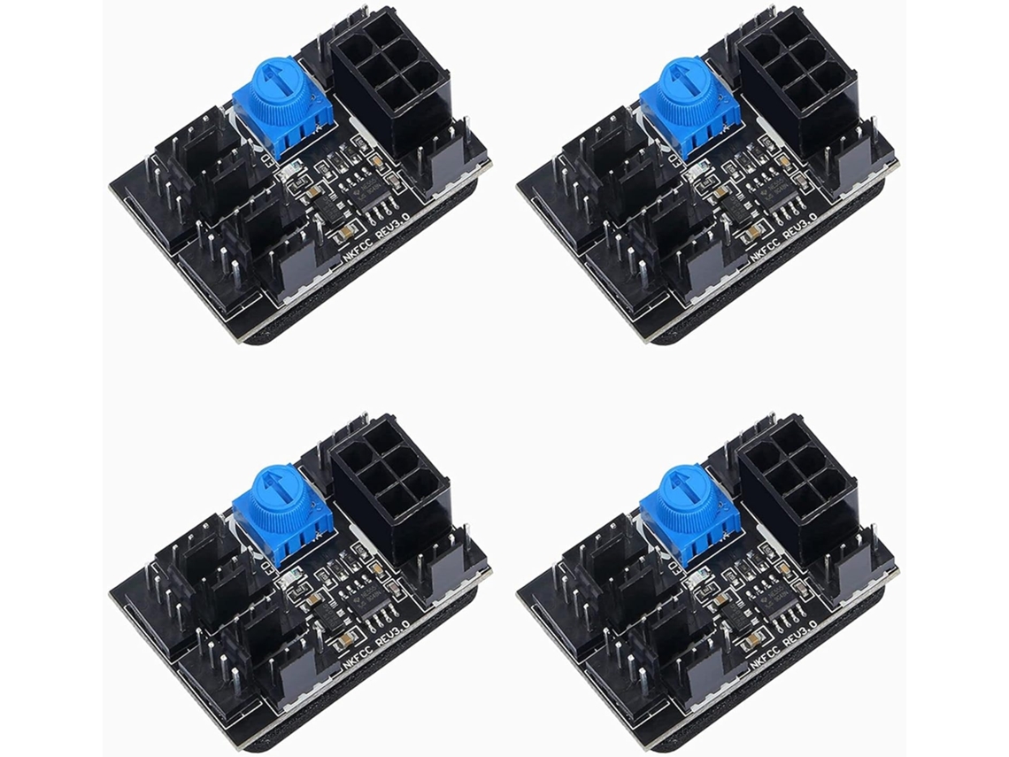Adaptador Pwm de 4 Pinos para Ventoinhas de Gabinete de Pc SFUSHOS (3 para 4 Pinos)