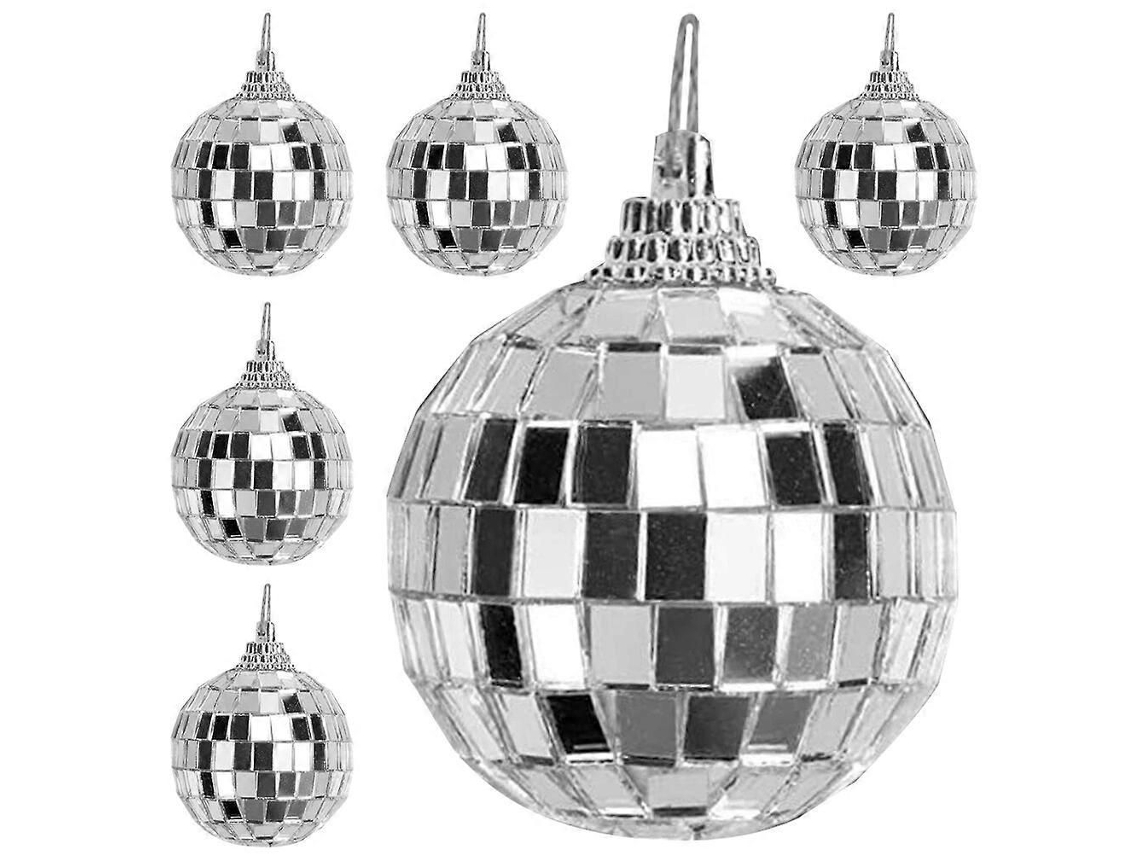 Decoração De Árvore De Natal, 6 Bolas Pendentes
