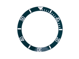 Anel de inserção de reposição para aro de relógio em cerâmica (verde chá)
