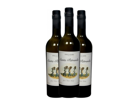 Vinho fortificado SANTA PETRONILA Fino en Rama Palomino Fino Jerez-Xérès-Sherry Garrafa Medium (0.5 L - 3 Unidades)