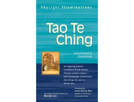 Livro tao te ching de translated with commentary by derek lin , foreword by lama surya das (inglês)