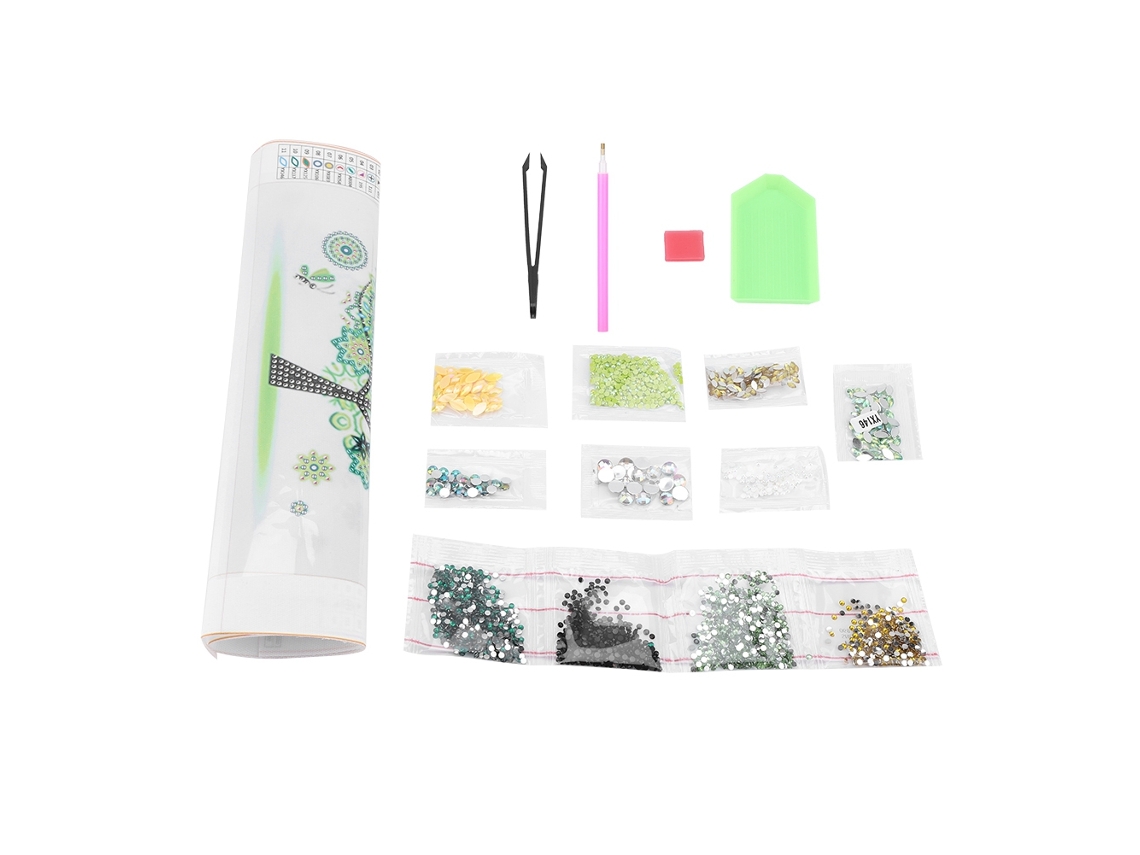 Laxiscreed Kit De Pintura De Diamante Diy Com Padrão De Árvore Para Decoração