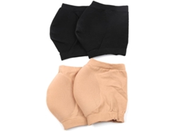 Protetor De Calcanhar Feminino Em Nylon Preto Para Proteção Estilo Spa, Confortável