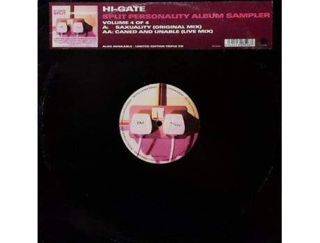 Vinil Split Personality Album Sampler 4 Incentive