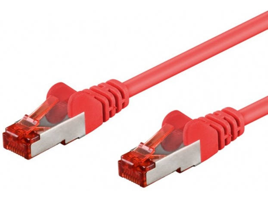 Cabo de Rede INTELLINET (RJ45 - 50 cm - Vermelho)