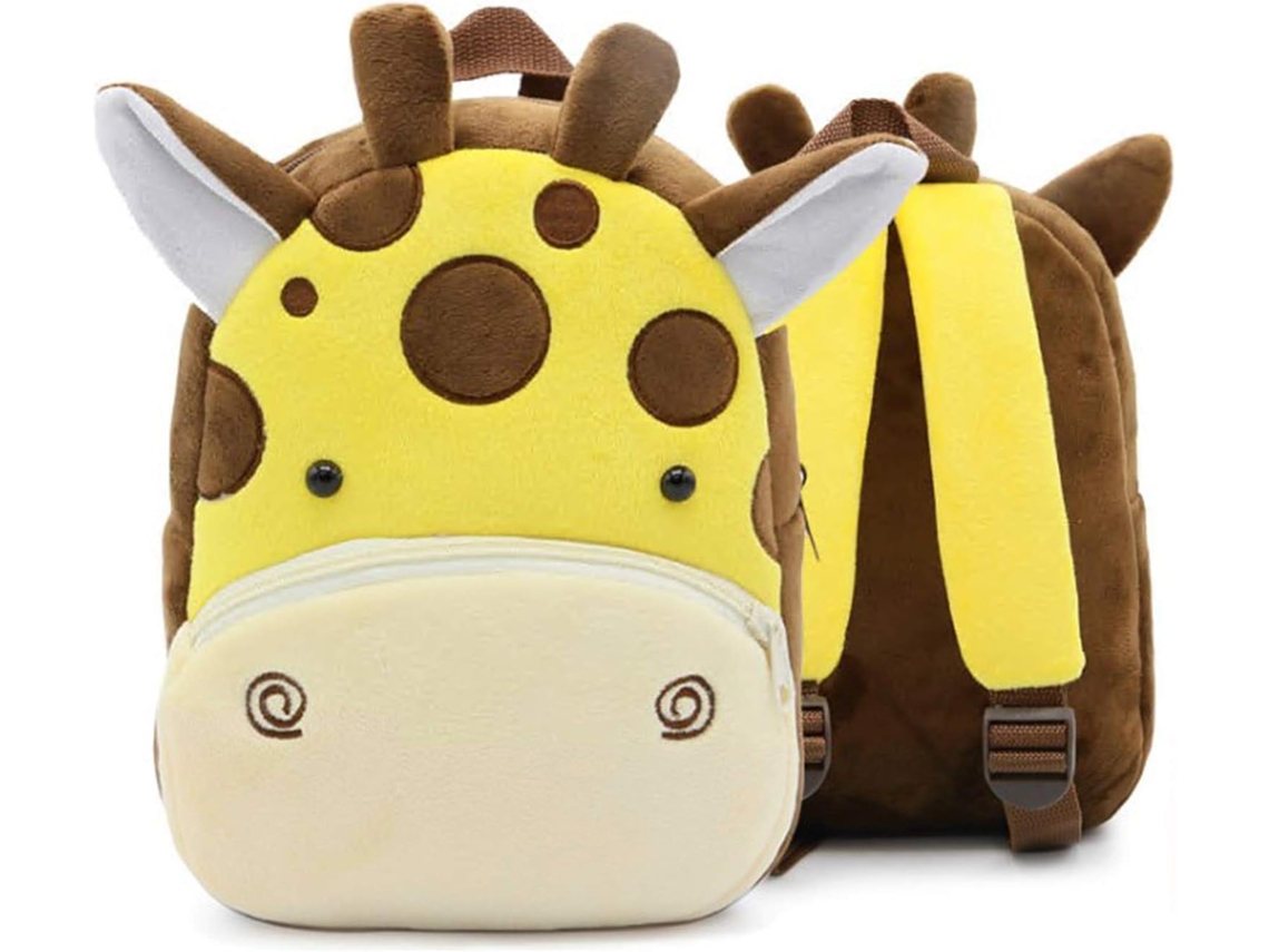 Mochila Infantil Leve Com Design De Girafa - Saco Escolar Para Crianças