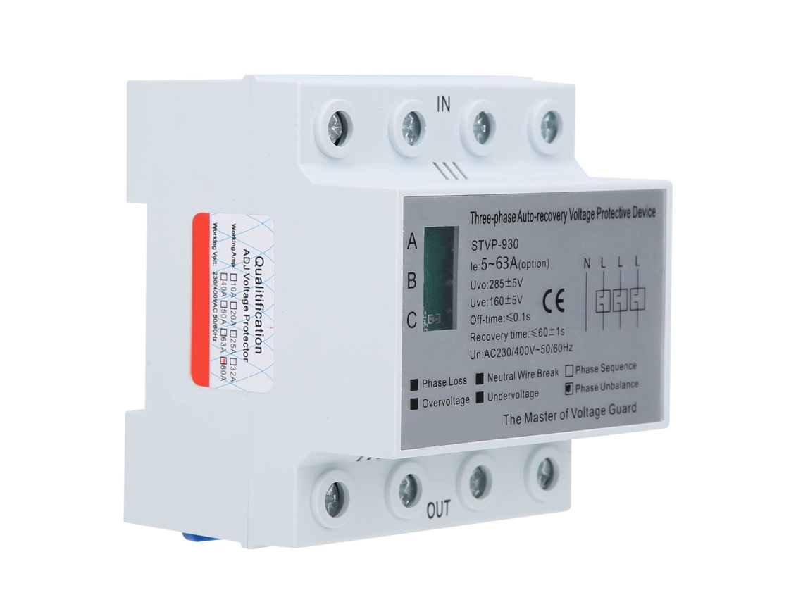 Dispositivo De Proteção De Tensão Trifásico De Autori Recover E Reset Automático Com A Marca Laxiscreed