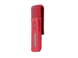Reprodutor Mp3 LAXISCREED 8gb Gravador Rádio Fm Vermelho
