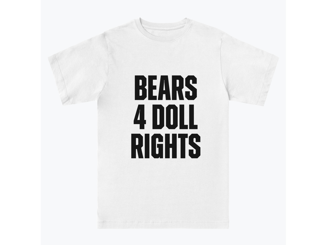 Bears 4 Doll Rights B/w Depecheload T-shirt-l