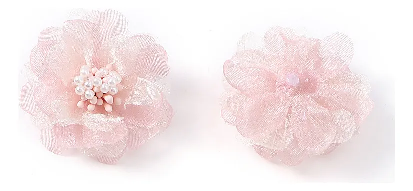 Novas 20 Flores De Peônia Em Tecido De Organzavayotoy