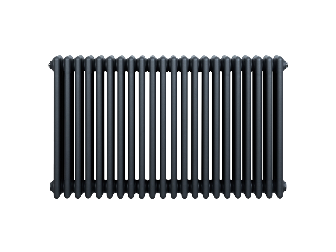 Radiador Horizontal 4 Colunas 600x1010 Mm - Cinza Antracite, Aço Carbono 1.5 Mm, 1280 W, Alta Eficiência, Fácil