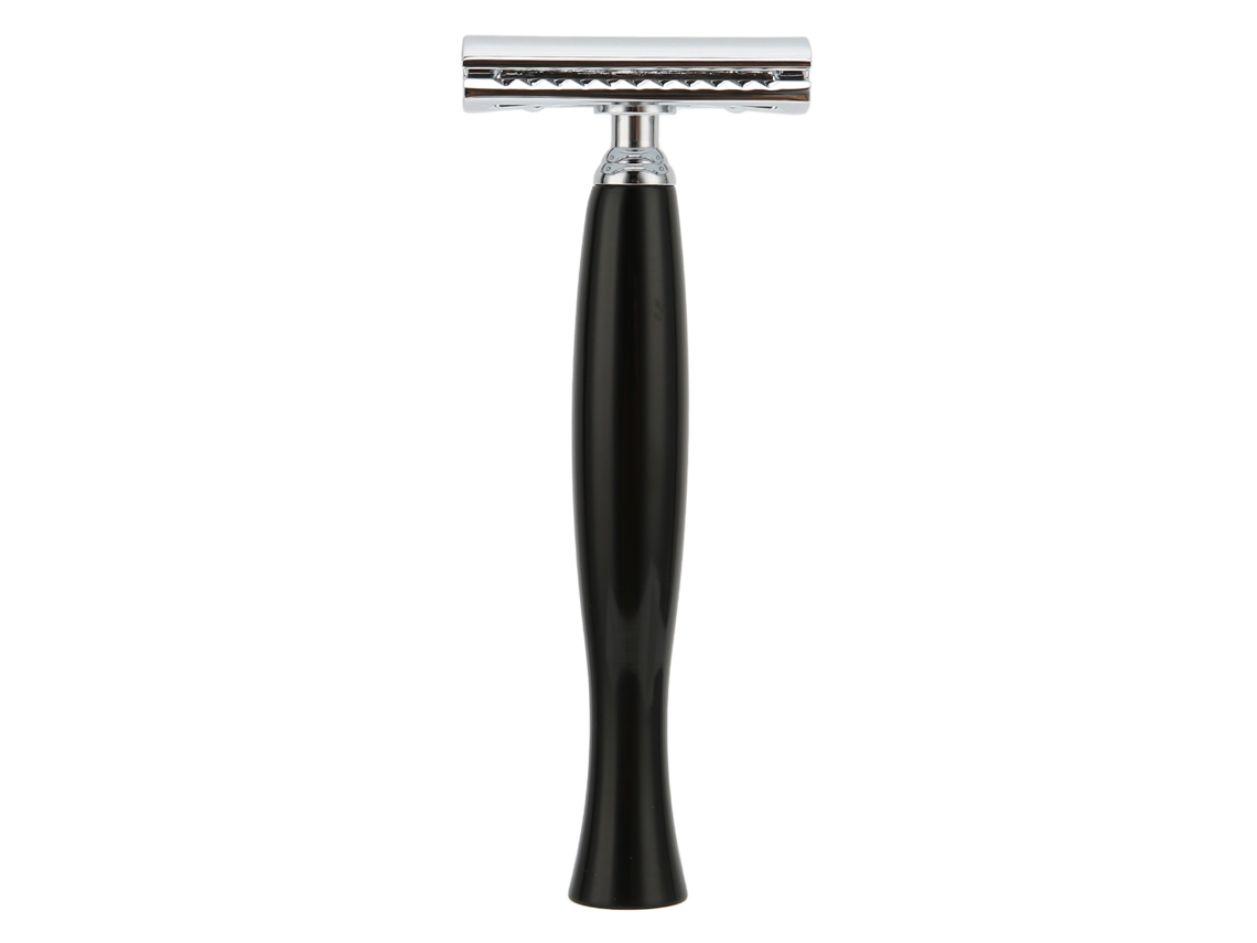 2026 navaja de Seguridad de Doble Filo para Hombres, Afeitado Preciso, Manejo Sencillo, Durable, Manual, de Metal, Color Negro