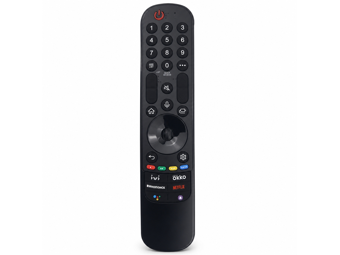 Comando Bluetooth Com Voz E Ponteiro Para Tv Compatível Com Lg Mr22gn Akb76040009