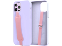 Suporte Universal De Silicone Para Celular Com Elástico Para Android E Iphone. Rosa.
