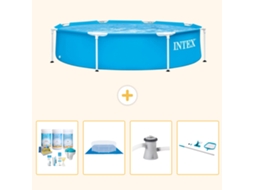 Intex Piscina Com Estrutura Redonda - 244x51 Cm - 5-peças S20987
