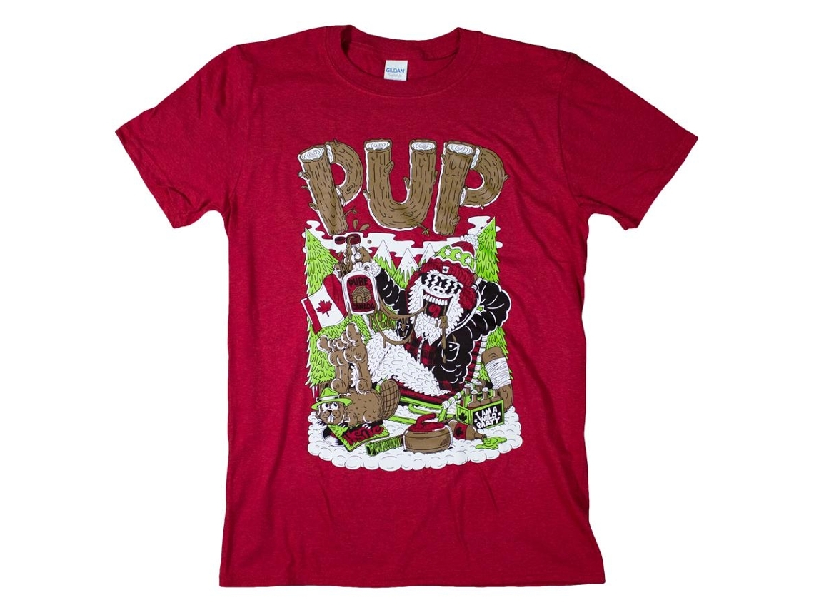 Camiseta Pup Squatch Watch ROCKINSTONE Unissex Adulto Mais Vendidas Tamanho: P