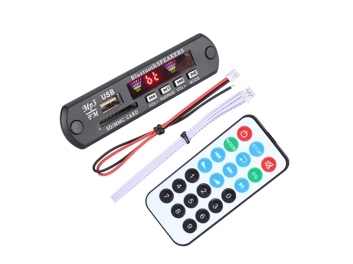 Módulo De Placa De Decodificação Sdm01bt U-dx Com Tela 4 Cores Bluetooth 5.0 Fm Ape Flac