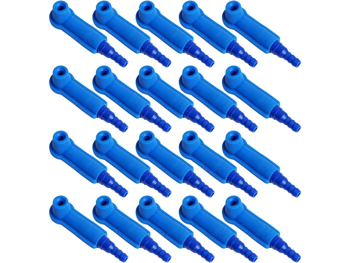 Conjunto de 20 Conectores de Fluidos Abs Freio Para Drenagem de Fluidos, Com Vedação Flexível.