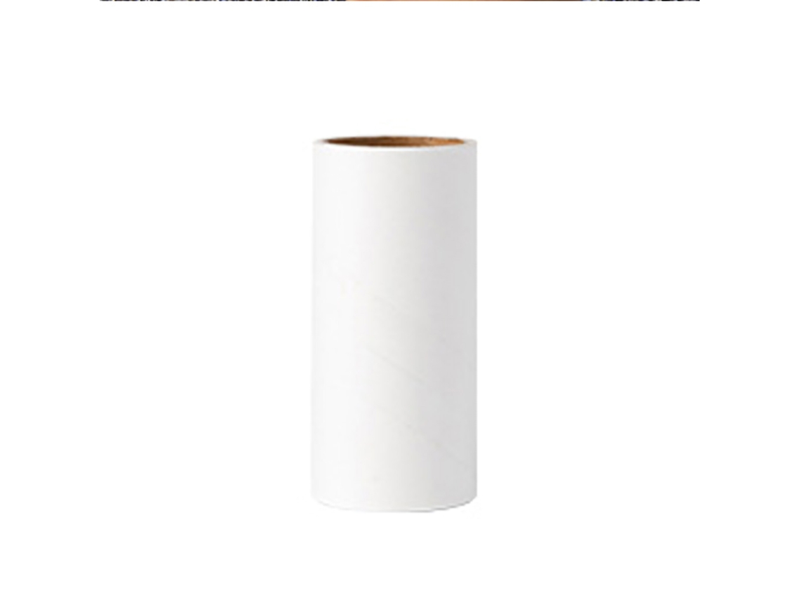 Rolo de limpeza multifuncional Baok para cabelos e resíduos de alimentos, papel descartável de 10 cm com 40 folhas, removedor de pelos de roupas e animais de estimação.