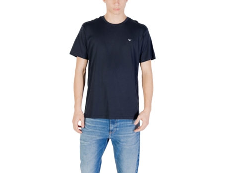 Camiseta De Homem Emporio Armani Cueca Maiô Azul Algodão Azul (s)