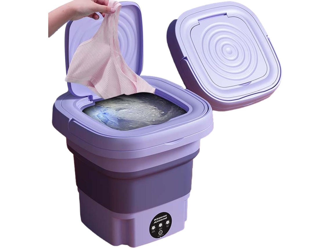 Mini Máquina De Lavar Portátil Dobrável De 8l, Mini Máquina De Lavar E Secadora Slowmoose