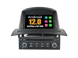 Central Multimídia Carplay Gps 4 Gb 64 Gb Para Renault Megane 2fluence Android Auto Bluetooth