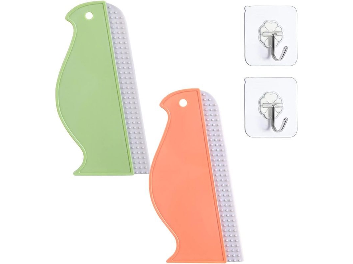 Rascador de Ducha Multiuso, Silicone com Gancho S/MARCA