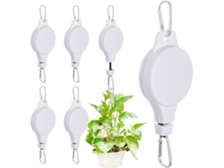 Conjunto de 6 Ganchos de Jardim com Rodinhas AQUAFORGE
