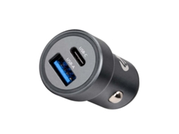 Carregador De Isqueiro 38w Com Dupla Porta Usb-c Pd 20w Usb-a Qc 3.0
