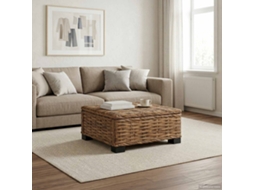 Vidaxl Mesa De Centro Gendt Rattan Natural Natural 67 X 60 X 30 Cm