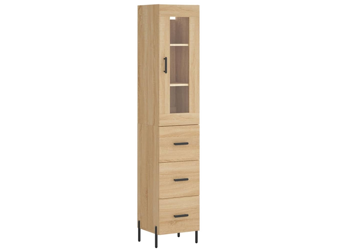 Highboard, Highboards Vidaxl Marrom Madeira Processada (n/a)