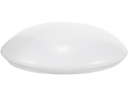 Luminária de Teto Redonda de Plástico Branco, Fácil de Instalar, com Iluminação Brilhante e Uniforme. SFUSHOS