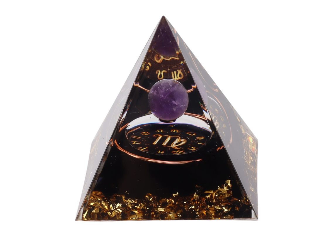 Pirâmide Orgonite 5cm Energia Positiva Virgem Worten