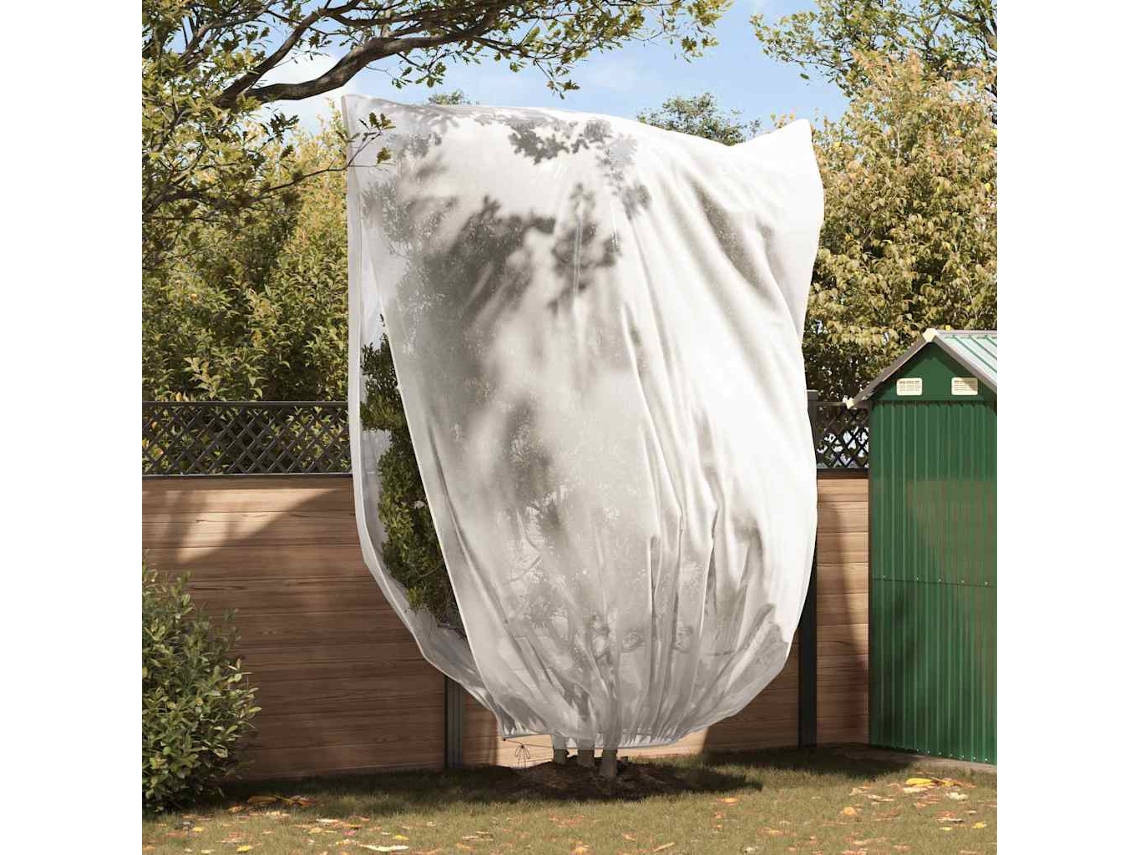 Vidaxl Capas De Fleece Para Proteção Contra Geada Branco 3,5 X 2,5 M