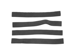 Conjunto De 4 Rodas De Couro Sintético Para Aspiradores Irobot Braava 320, 380, 381, 380t, 390, 390t, Mint, 4200, 4205, 5200 E 5200c._glo