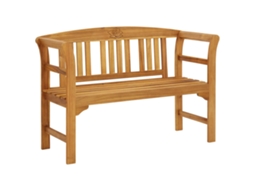 Vidaxl Banco De Jardim 114 Cm Madeira De Acácia Maciça