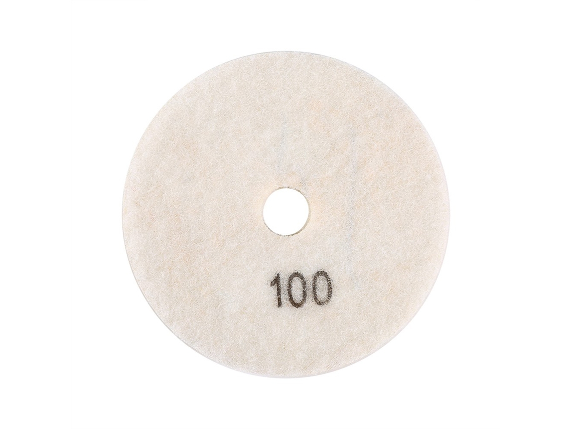 Disco De Esmerilado Diamante Húmedo 100mm 4" Para Granito Mármol Piedra (granularidad 100)