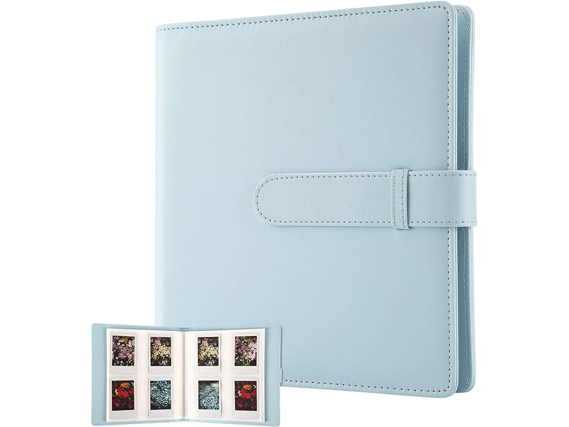 Álbum De Fotos Com 256 Bolsos Para Câmeras Instantâneas Fujifilm Instax Mini Liplay 11 90 70 50s 26 25 9 8+ 7s/ Impressora Mini Link Sp, 1, Azul