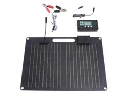 Kit Painel Solar Primerox 100w, controlador de 100a, carregador de bateria