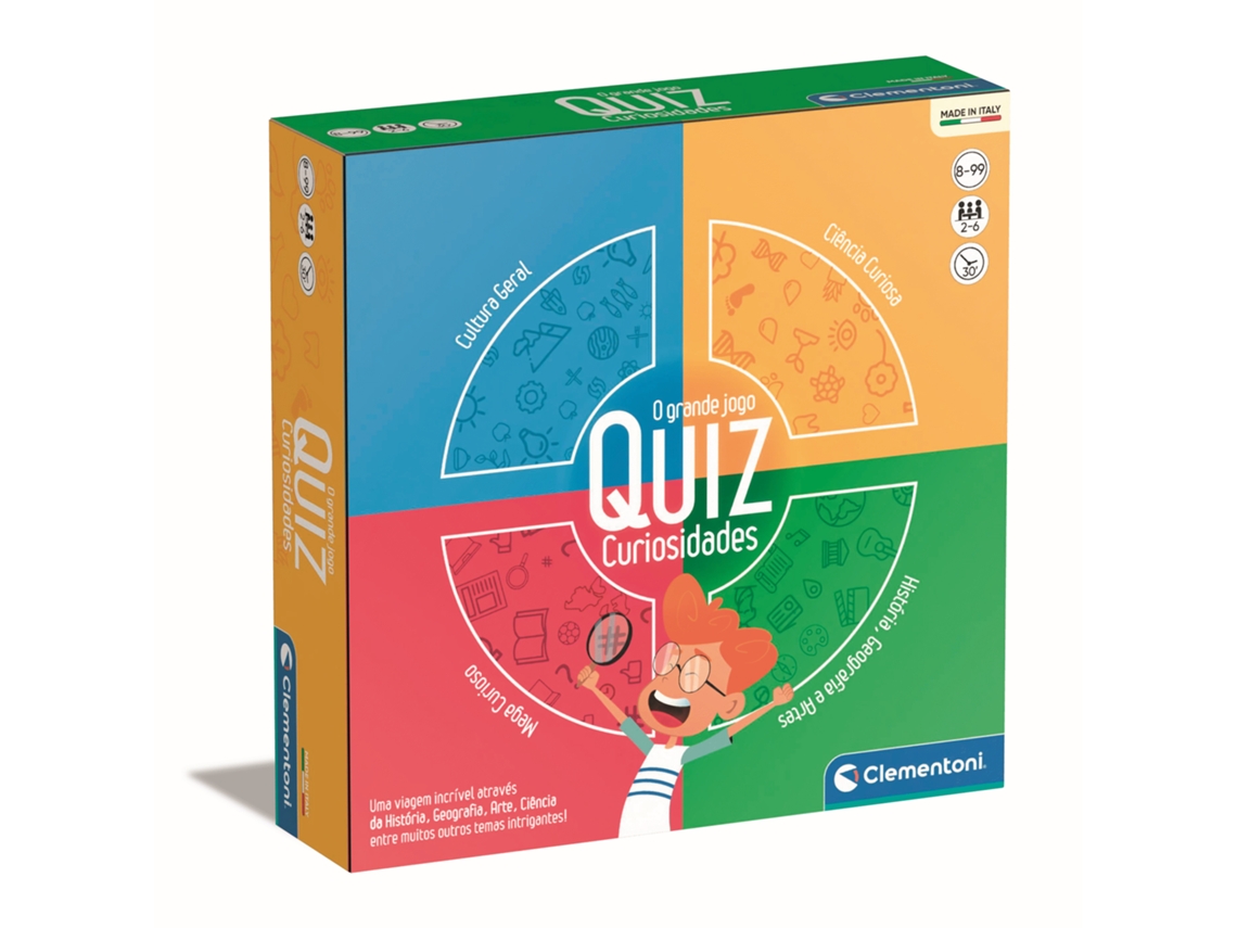 O Grande Jogo Quiz - Curiosidades CLEMENTONI (Idade Mínima: 8 anos)
