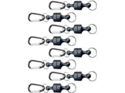 Conjunto De 8 Peças Com Fivela Fixação Resistente, Clipe De Gancho Com Ímã Neodímio, Liberação Rápida E Mosquetão Com