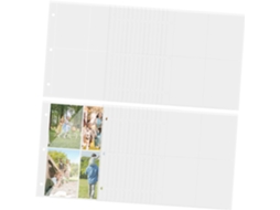 Doitool Pochettes Pour Cartes Transparentes Formato A5 4 Compartimentos Matériau Épais Proteção Anti - Rayures