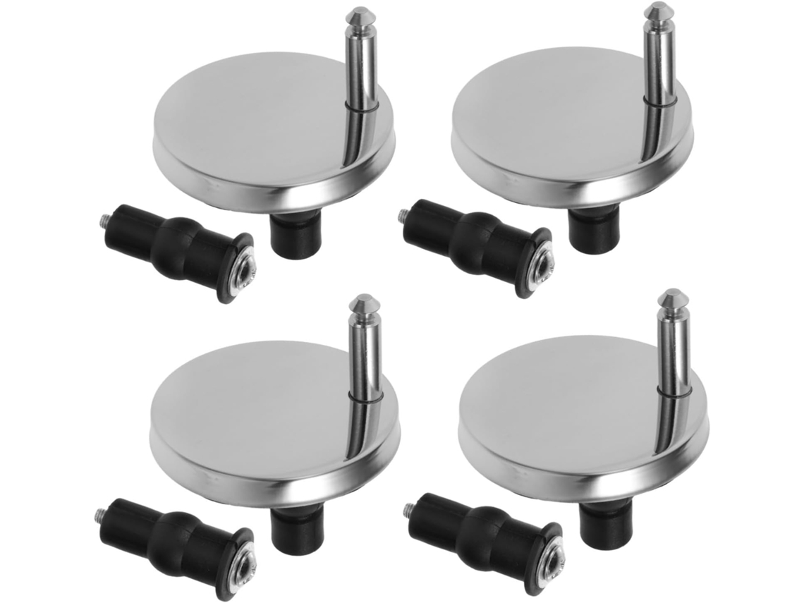 Kit De Fixação Para Assento Sanitário Com Parafusos Ajustáveis De Liberação Rápida E Vedações.