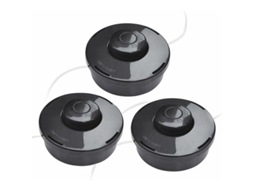 Conjunto De 3 Cabeçotes Universais De Nylon Para Roçadeira A6481.