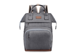 Lurelia Mochila Para Fraldas De Bebê Cinza