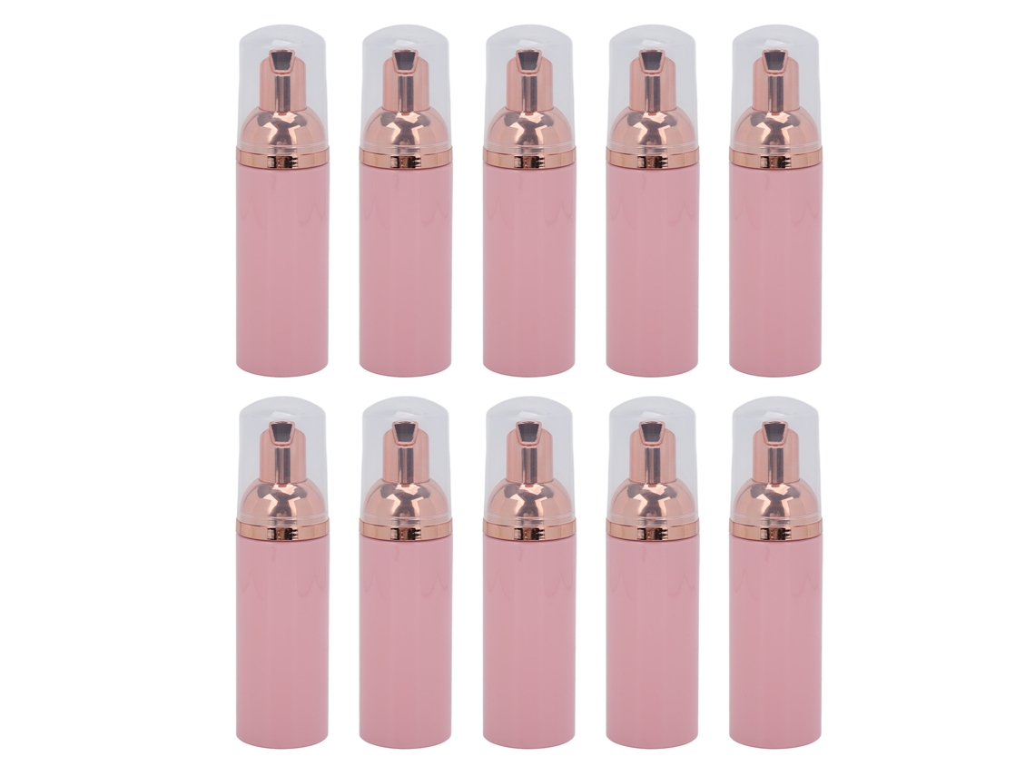 10 Peças Garrafa De Bomba De Espuma 50ml, Dispenser Pet Durável Com Boca Grande E Anti-vazamento, Portátil Para Viagem