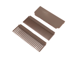2026 2 Peças de Pente Plancha de Carbono Fibra Pente para Alisar Cabelo Ferramenta de Estilo Portátil para Casa Salão Quarto Café