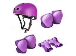 Kit Proteção de Crianças Capacete 7 em 1 ,tamanho:s Roxo XIAOMOYU