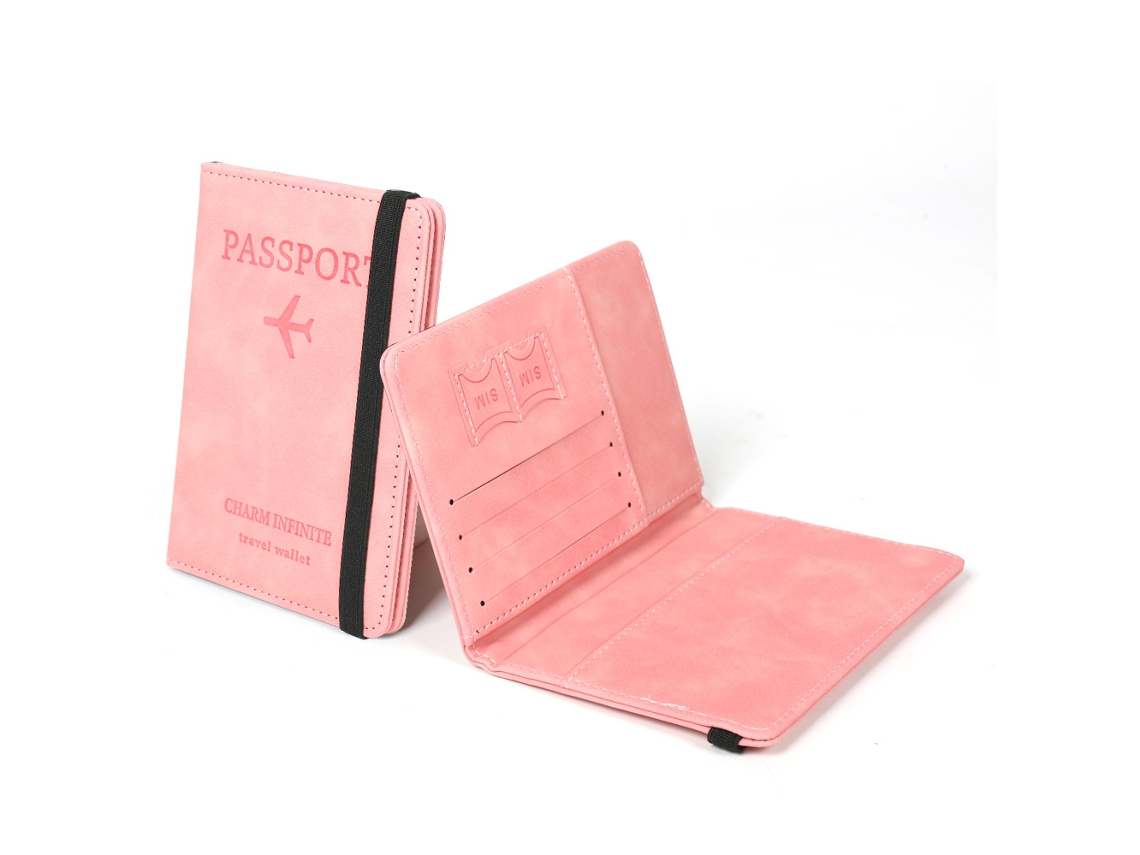 Capa Para Passaporte Francês, Bloqueador Rfid, Estojo Para Passaporte, Couro Sintético, Acessórios De Viagem, Bolsa Para Passaporte