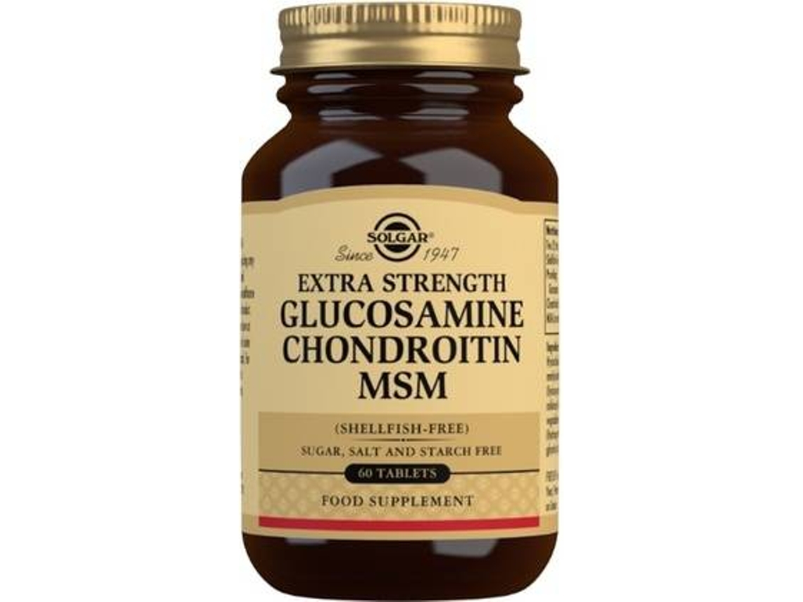 Suplemento Alimentar SOLGAR Glucosamina Condroitina Extra Concentrado (60 comprimidos)